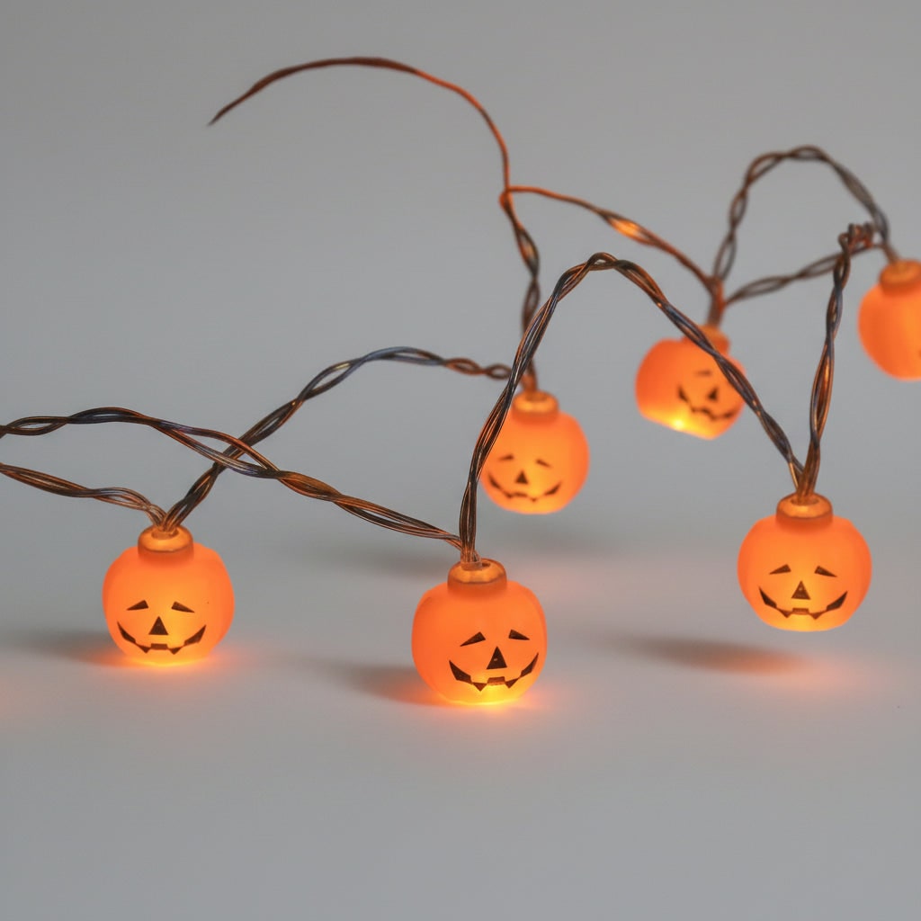 Halloween Outdoor String Lights Battery LED with Character Covers for Patio Party Decoration - Image 7