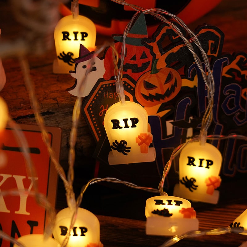 Halloween Outdoor String Lights LED Battery Operated for Indoor Patio Party Decoration - Image 10