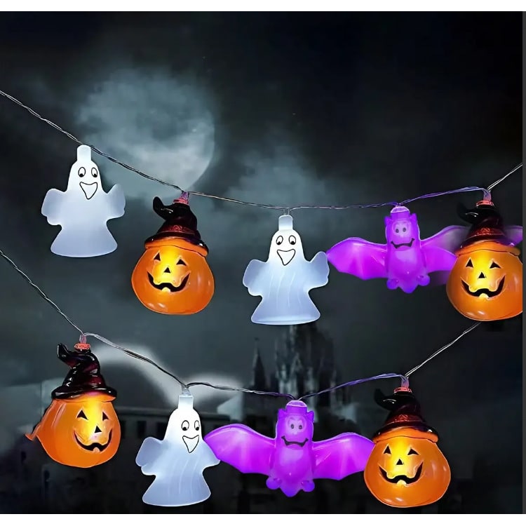 Halloween Outdoor String Lights LED Battery Operated for Indoor Patio Party Decoration - Image 13