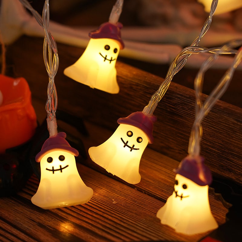 Halloween Outdoor String Lights LED Battery Operated for Indoor Patio Party Decoration - Image 2