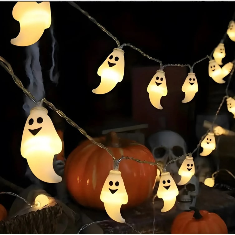 Halloween Outdoor String Lights LED Battery Operated for Indoor Patio Party Decoration - Image 4