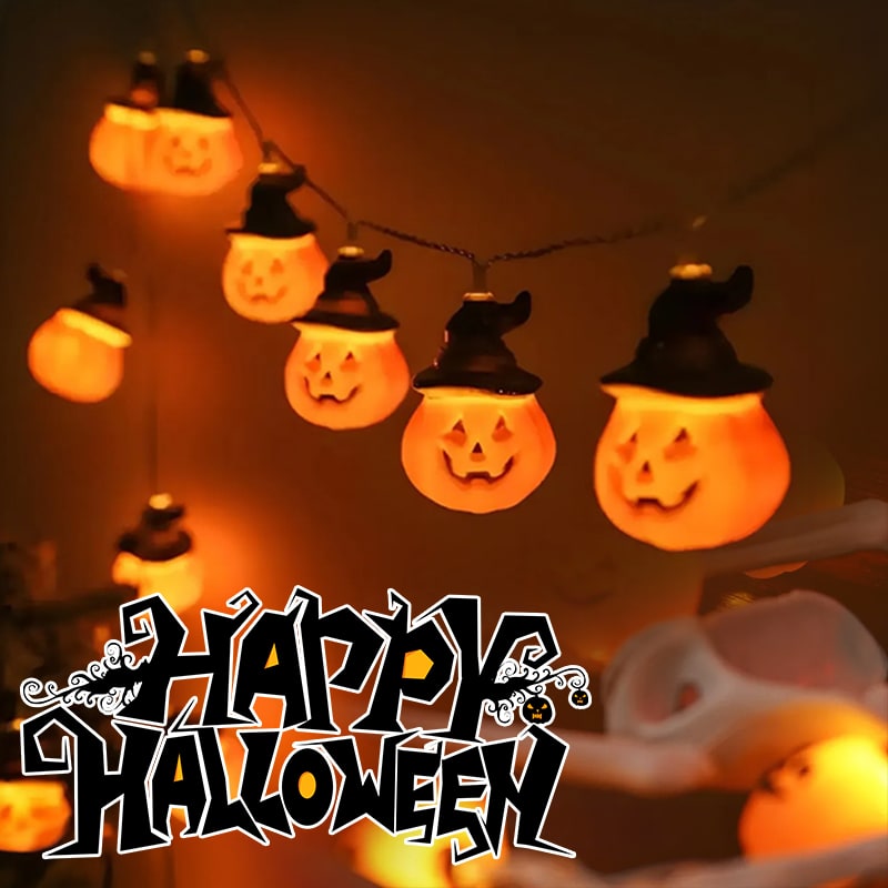Halloween Outdoor String Lights LED Battery Operated for Indoor Patio Party Decoration - Image 6