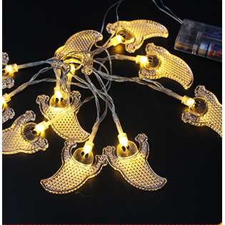 Halloween Outdoor String Lights LED Battery Operated with Pumpkin Ghost Bat Skull Eyeball Shaped - Image 14