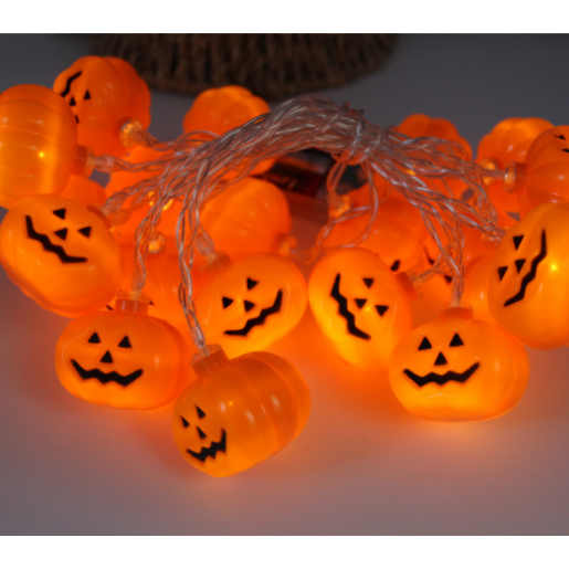 Halloween Outdoor String Lights LED Battery Operated with Pumpkin Ghost Bat Skull Eyeball Shaped - Image 16