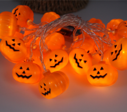Halloween Outdoor String Lights LED Battery Operated with Pumpkin Ghost Bat Skull Eyeball Shaped - Image 16