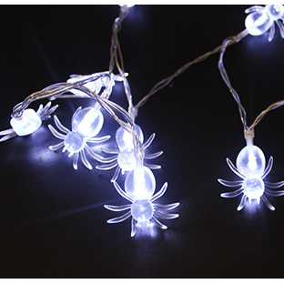 Halloween Outdoor String Lights LED Battery Operated with Pumpkin Ghost Bat Skull Eyeball Shaped - Image 9