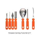 Halloween Pumpkin Carving Kit and Tools with Stainless Steel Blades and Storage for Supplies - Image 3