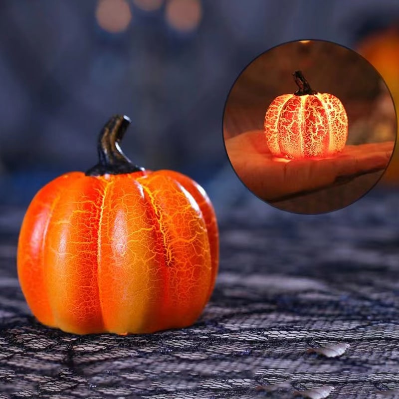 Halloween Pumpkin Decorations with LED Lights and Battery Operation - Image 2