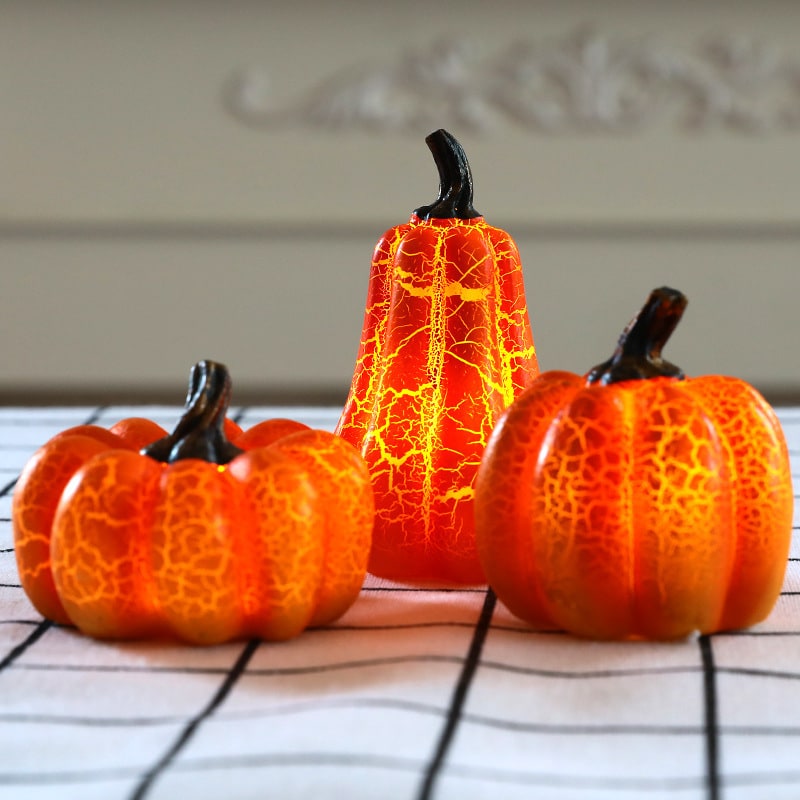 Halloween Pumpkin Decorations with LED Lights and Battery Operation - Image 5