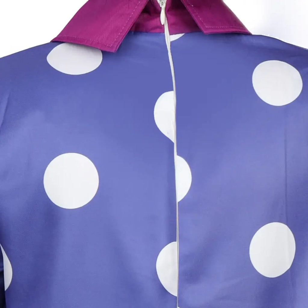 Halloween Purple Polka Dot Character Dress with and Tights Envy Costume - Image 4