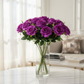 Halloween Realistic Artificial Fake Roses with Long Stems for Home Decor and Party Decoration - Image 1