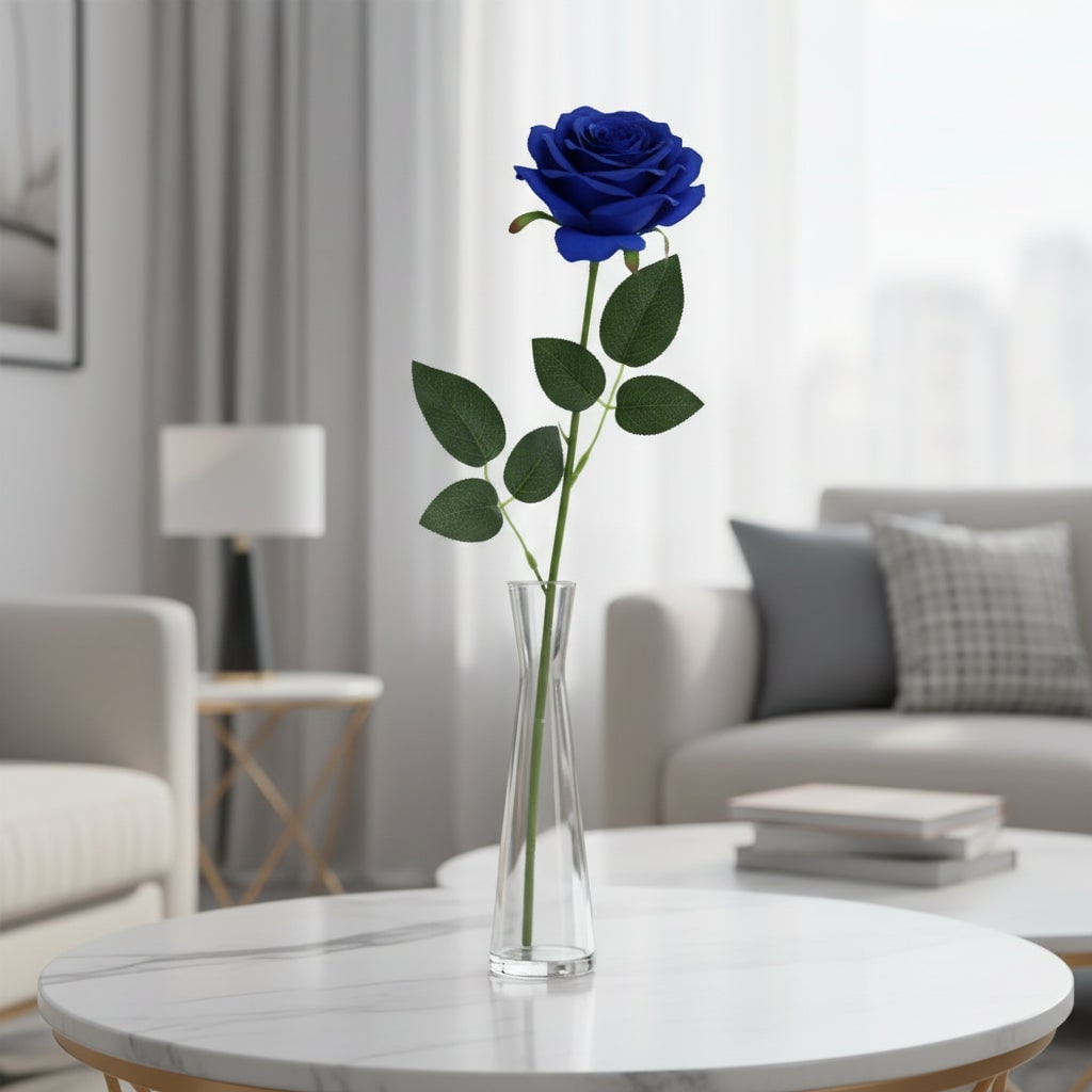 Halloween Realistic Artificial Fake Roses with Long Stems for Home Decor and Party Decoration - Image 6