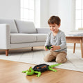 Halloween Remote Control Spider Rc Toy with LED Eyes and Glowing Spiderweb Pattern - Image 1