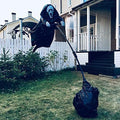 Halloween Scarecrow Decoration Scary Outdoor Ghost with Ground Stake for Garden Haunted House - Image 5