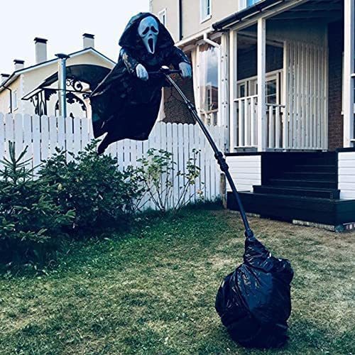 Halloween Scarecrow Decoration Scary Outdoor Ghost with Ground Stake for Garden Haunted House - Image 5