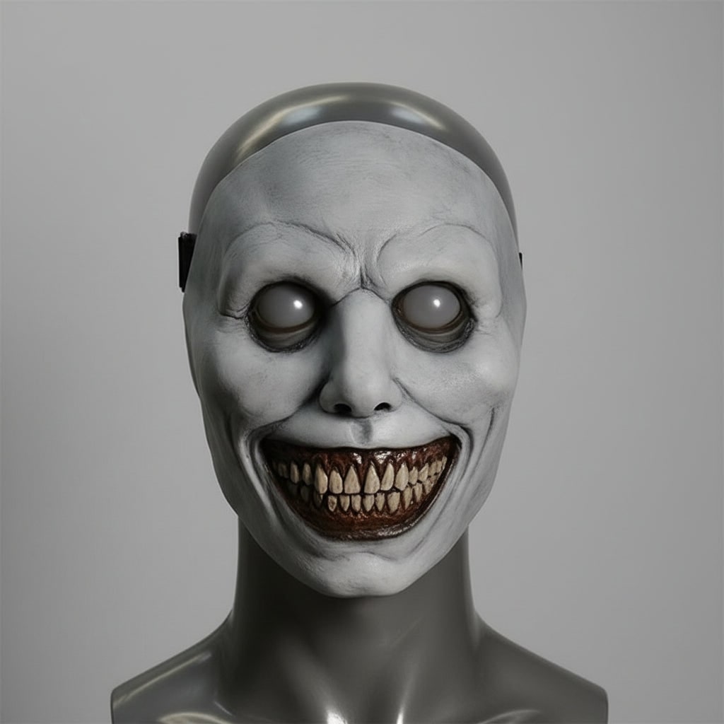 Halloween Scary Costume Mask with LED and Creepy Horror Face Design Clown - Image 7