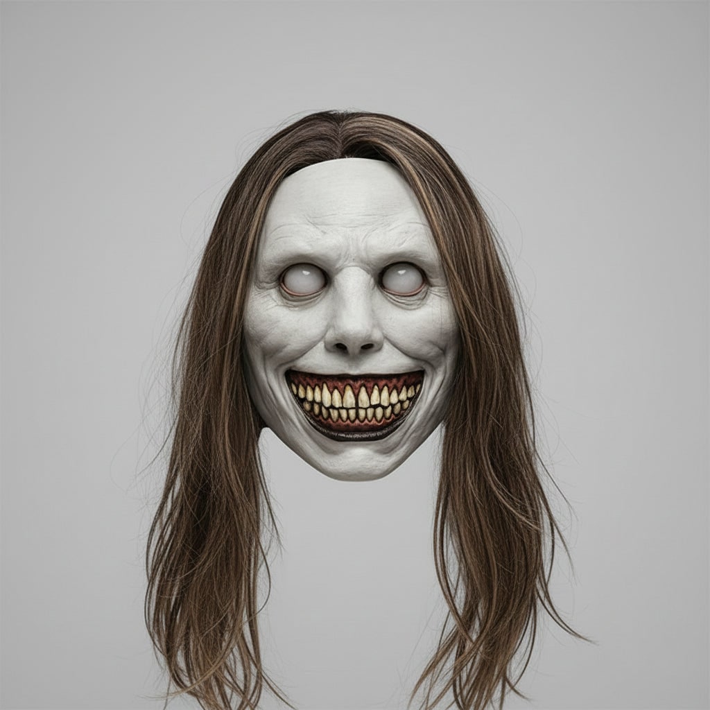 Halloween Scary Costume Mask with LED and Creepy Horror Face Design Clown - Image 9