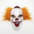 Halloween Scary Creepy Clown Mask with Synthetic and Textured Face for Evil Horror Costume Party - Image 1