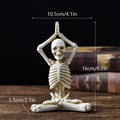Halloween Skeleton Yoga Pose Resin Desktop Decoration Figurine - Image 16