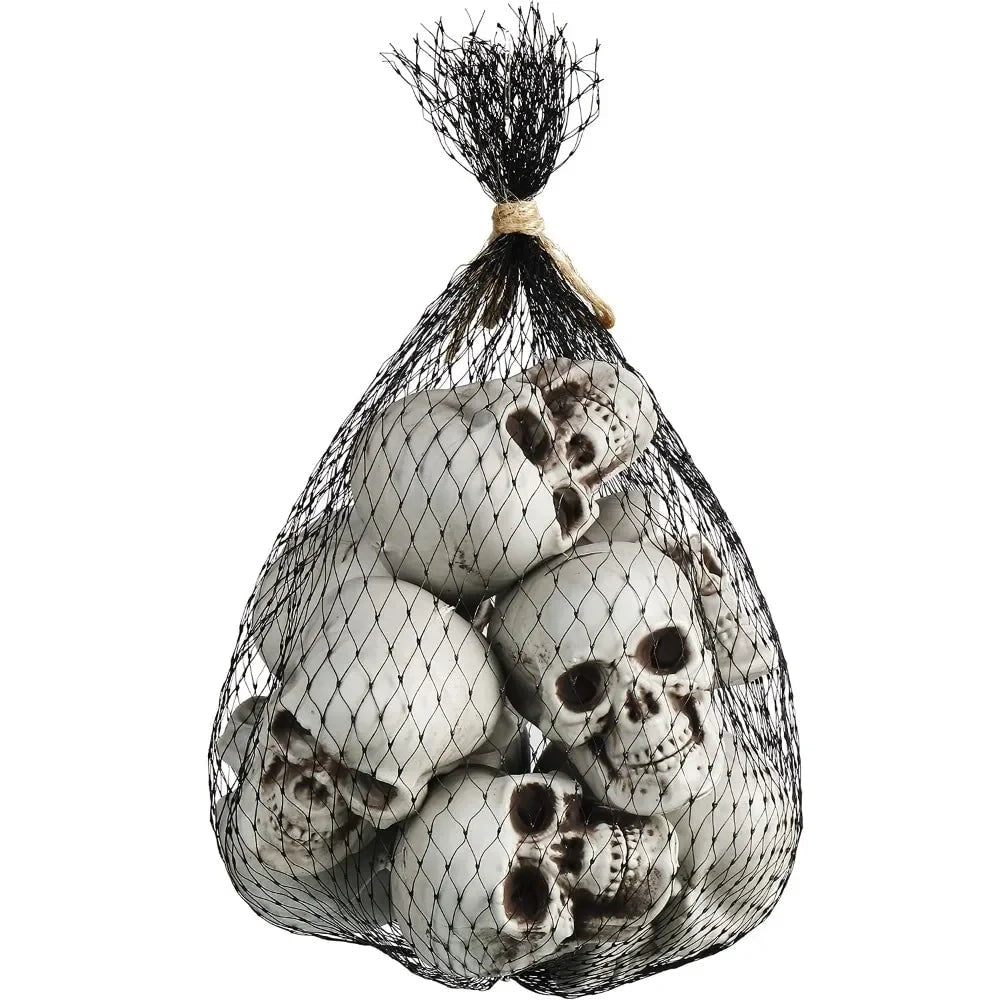 Halloween Skull Decorations Scary Props Mini Plastic for Party and Haunted House - Image 5