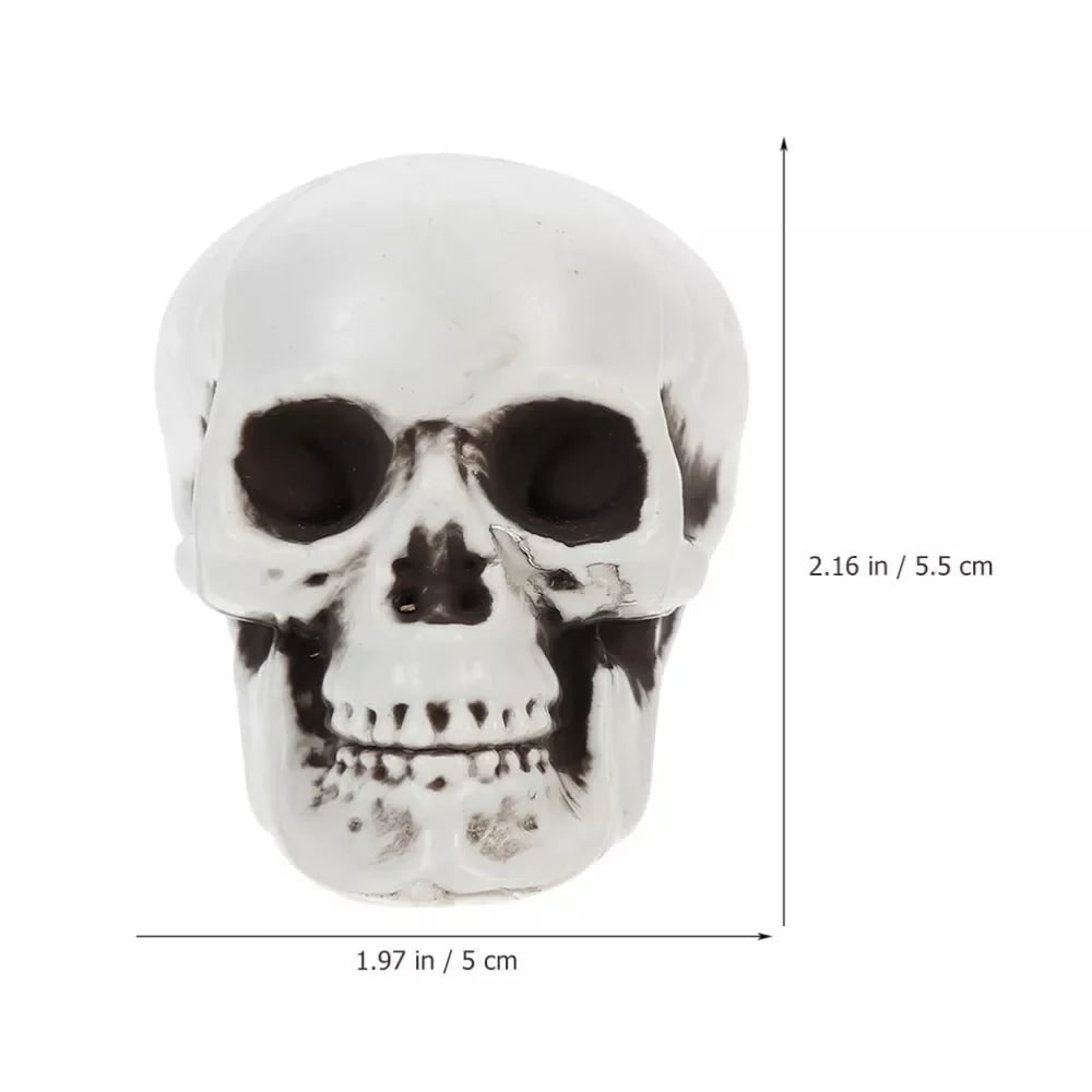 Halloween Skull Decorations Scary Props Mini Plastic for Party and Haunted House - Image 6