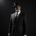 Halloween Skull Skeleton Mask with Exposed Brain and Ribcage for Creepy Party Prop Cat Woman - Image 2