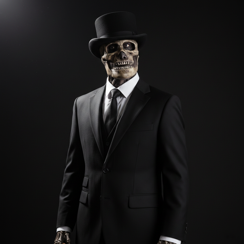 Halloween Skull Skeleton Mask with Exposed Brain and Ribcage for Creepy Party Prop Cat Woman - Image 2