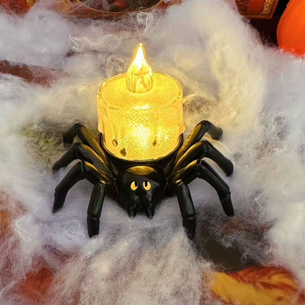 Halloween Spider Tea Lights Battery Operated LED Decoration for Party and Haunted House - Image 14