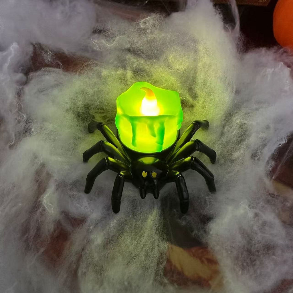 Halloween Spider Tea Lights Battery Operated LED Decoration for Party and Haunted House - Image 7