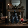 Halloween Spooky Grim Reaper Shelf Sitter Resin Figurine Decoration - Image 1
