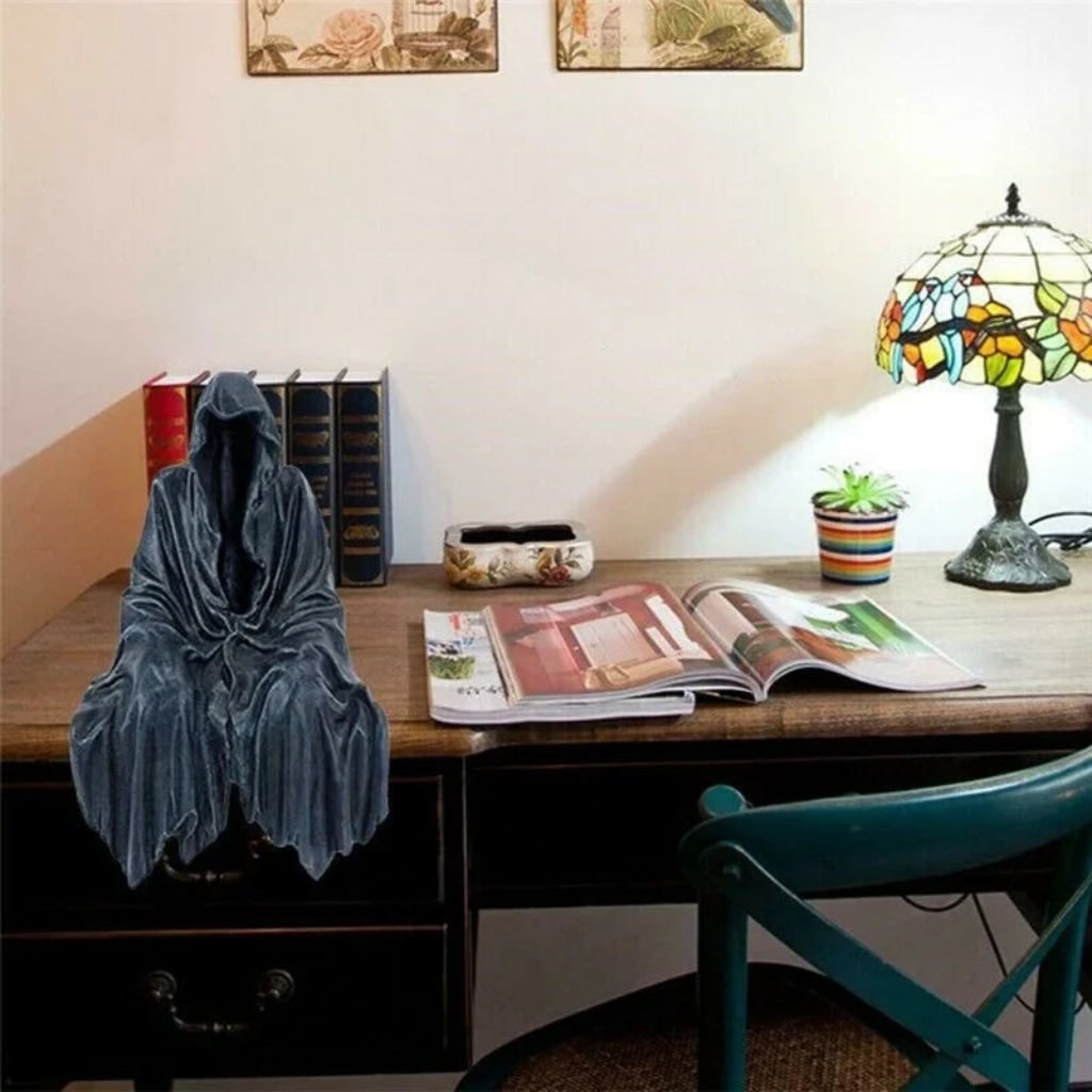 Halloween Spooky Grim Reaper Shelf Sitter Resin Figurine Decoration - Image 4