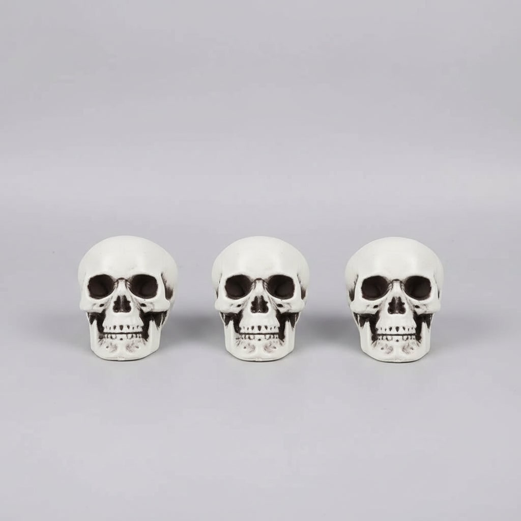 Halloween Sugar Skull Decorations with Mini Plastic for Party and Haunted House Decor - Image 3