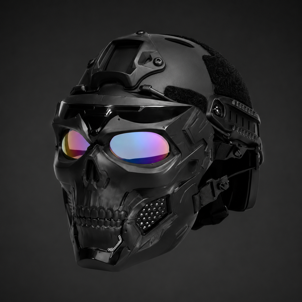 Halloween Tactical Skull Mask and Face Balaclava for Airsoft and Cosplay Candy - Image 2