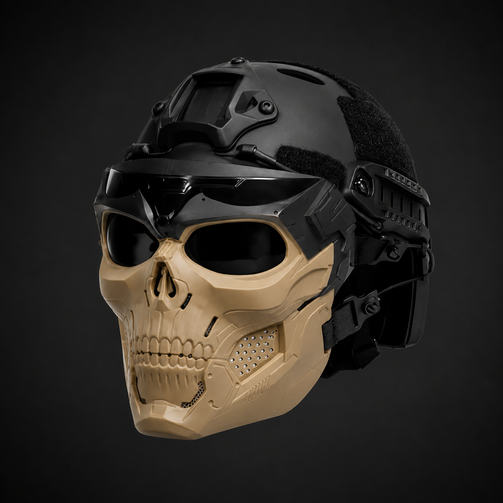 Halloween Tactical Skull Mask and Face Balaclava for Airsoft and Cosplay Candy - Image 5