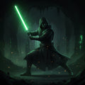 Halloween Toy Lightsaber Neo Pixel Light Up with Metal Hilt and LED Blade for Costume Party - Image 1