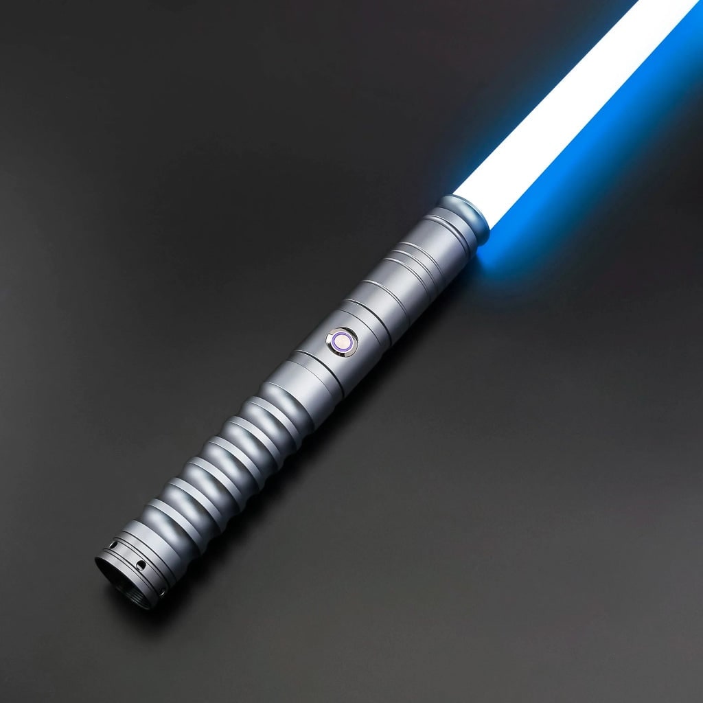 Halloween Toy Lightsaber Neo Pixel Light Up with Metal Hilt and LED Blade for Costume Party - Image 4
