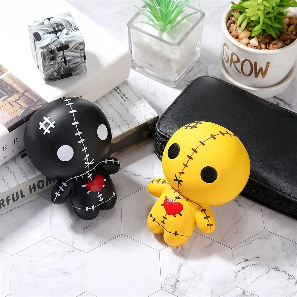 Halloween Voodoo Doll Squishy Toy with Slow-Rising Stress Relief for Party Favors - Image 3