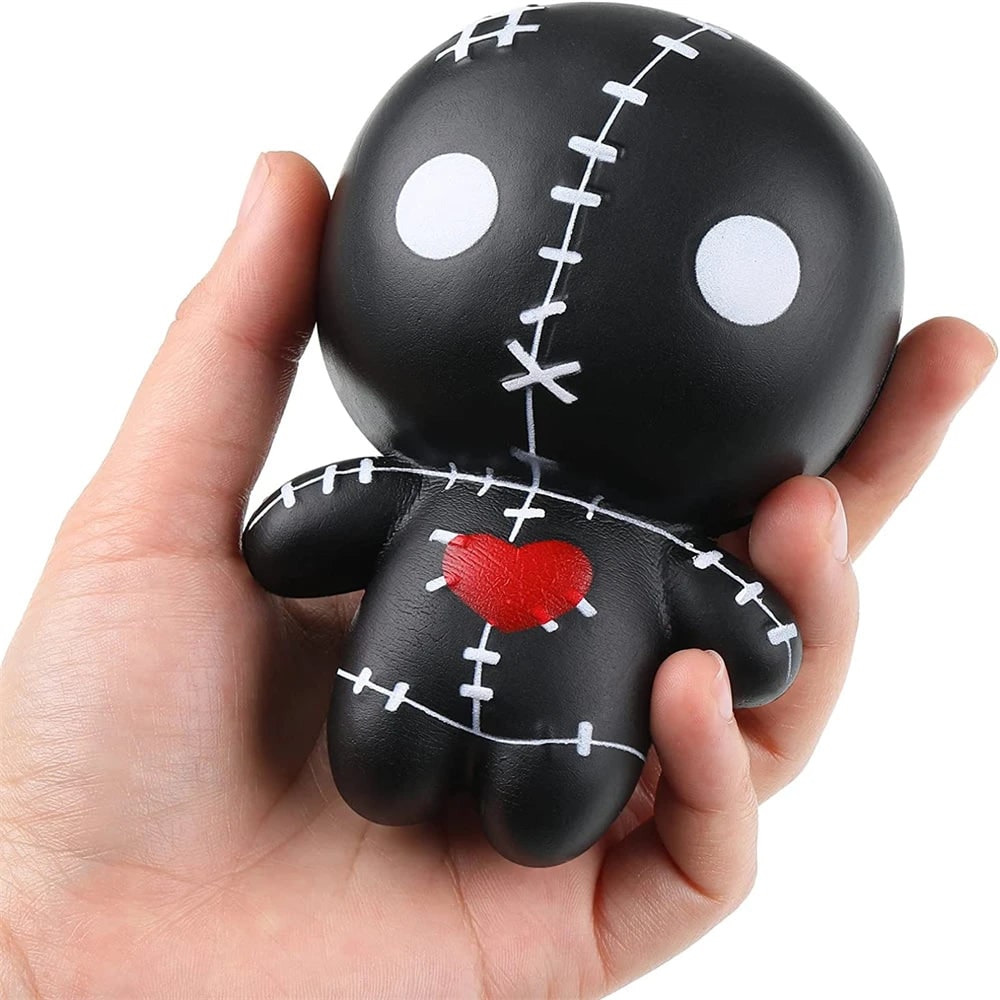 Halloween Voodoo Doll Squishy Toy with Slow-Rising Stress Relief for Party Favors - Image 4