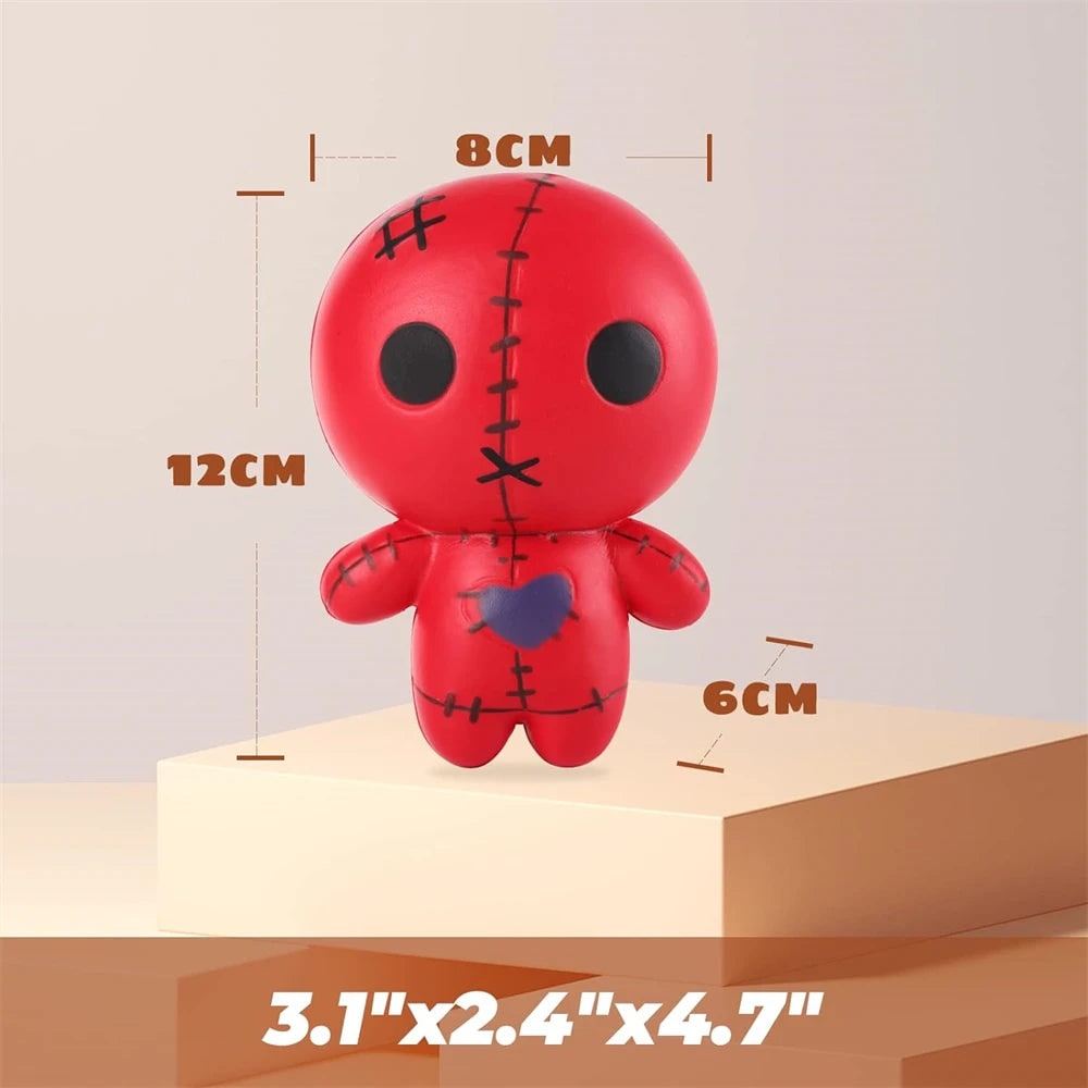 Halloween Voodoo Doll Squishy Toy with Slow-Rising Stress Relief for Party Favors - Image 6
