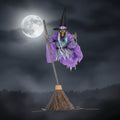 Halloween Witch Prop and Yard Decoration with Standing Base for Outdoor Display - Image 1
