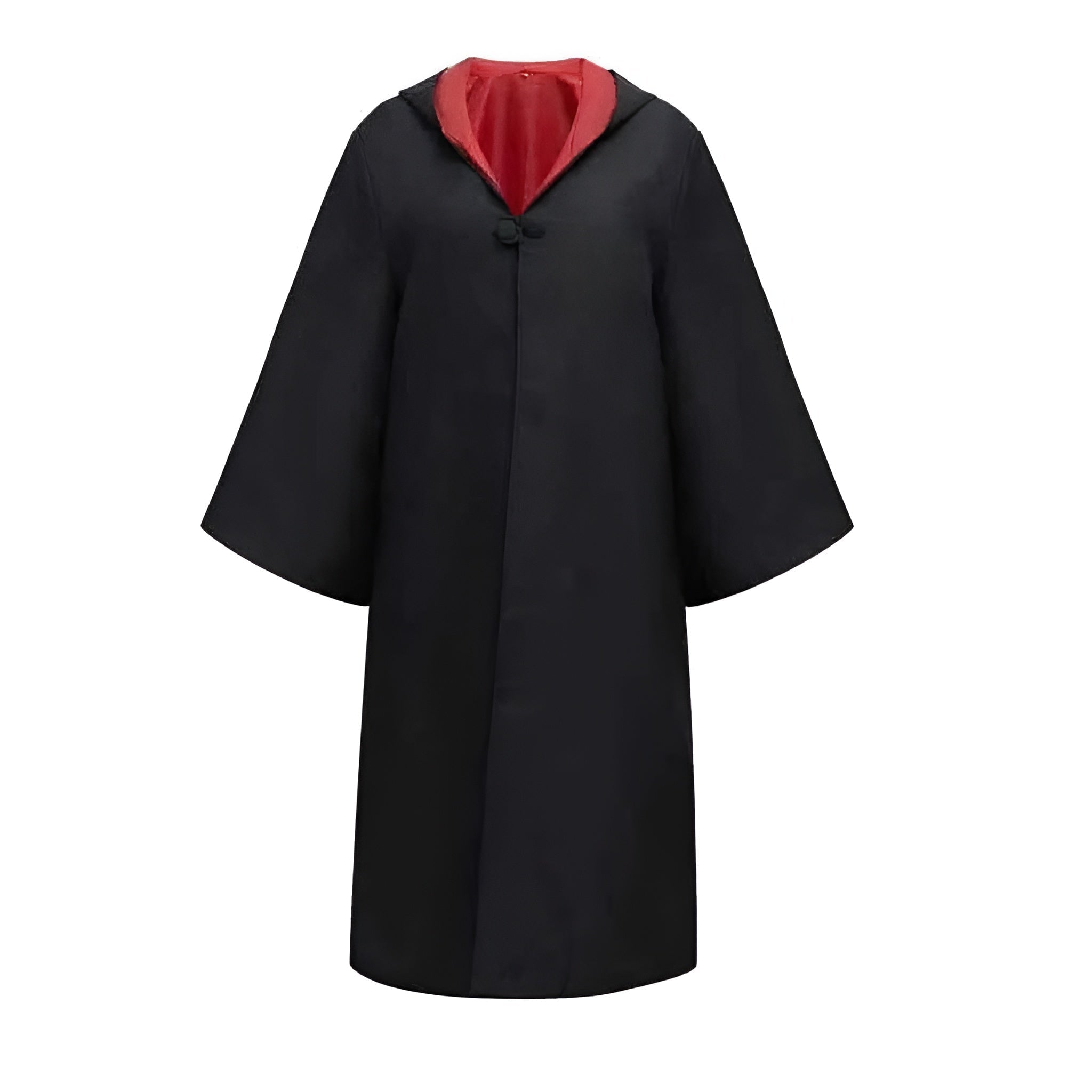 Halloween Wizard Costume Robe Outfit with Hooded Cloak Wide Sleeves and Colored Lining - Image 9