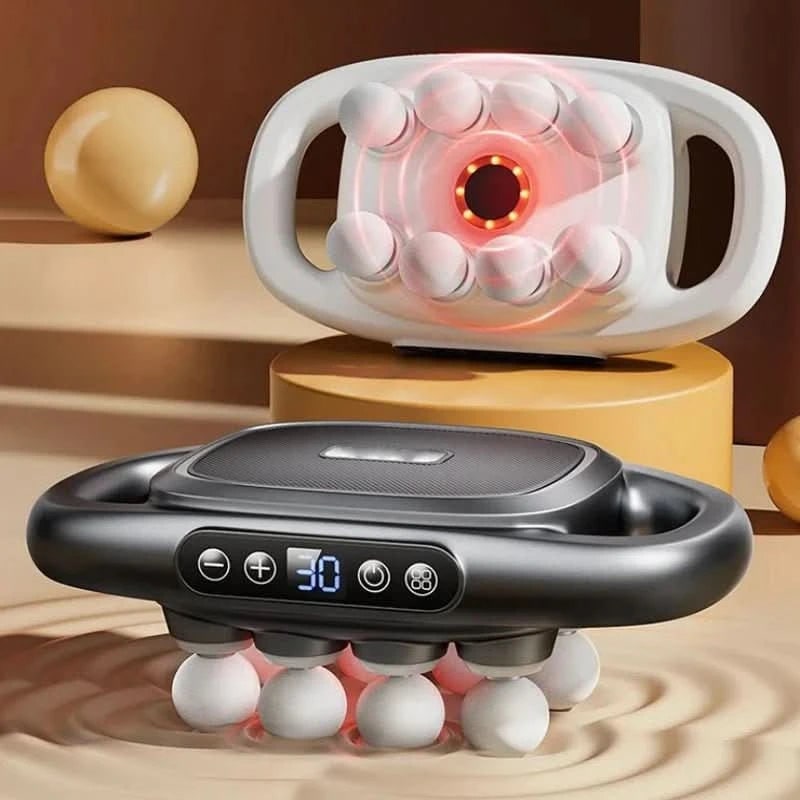 Handheld Body Massager Cordless Electric Portable Massage Gun Eight Nodes LED - Image 2