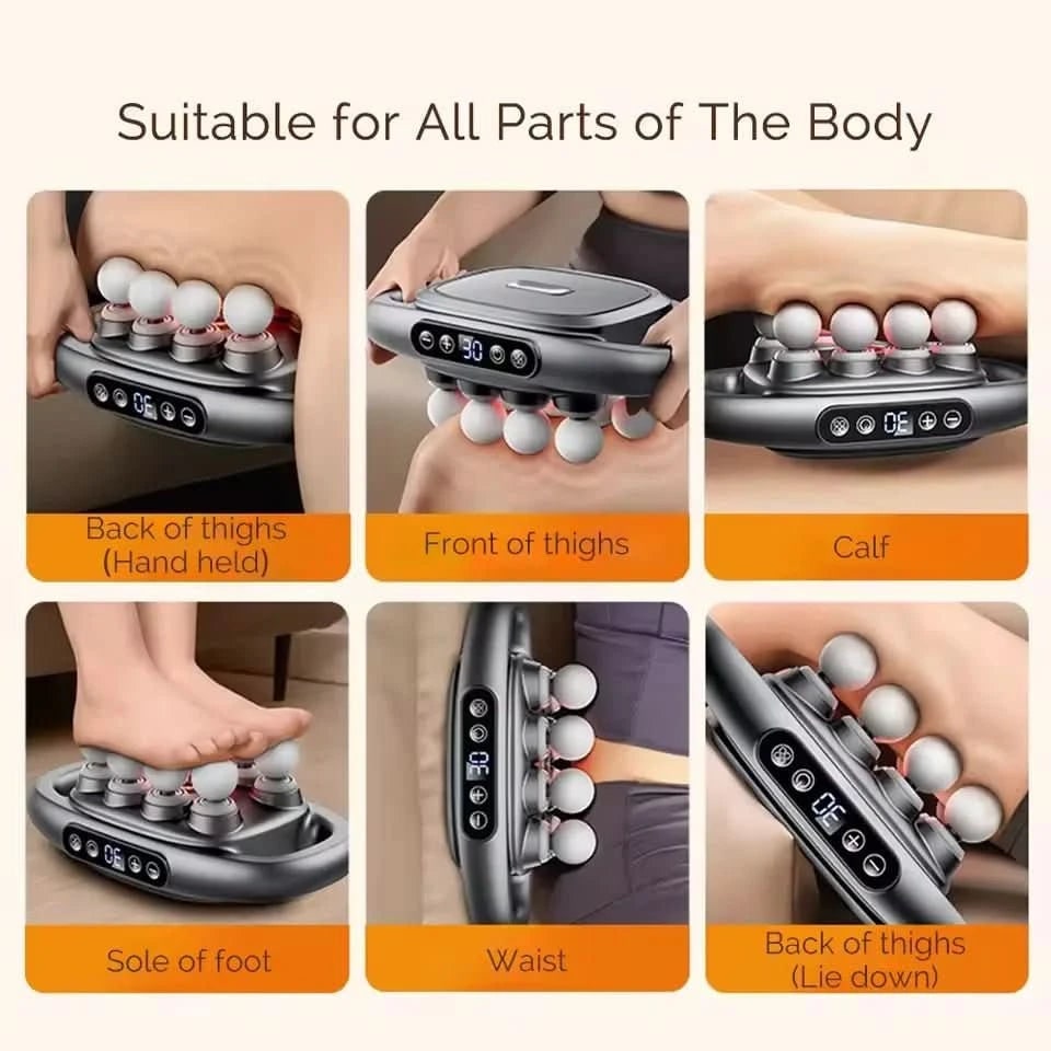 Handheld Body Massager Cordless Electric Portable Massage Gun Eight Nodes LED - Image 5