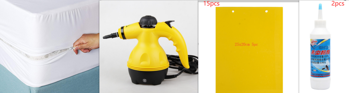 Handheld Portable Rug Steam Cleaner with Pressurized Nozzle and Multi-Surface Attachments - Image 1