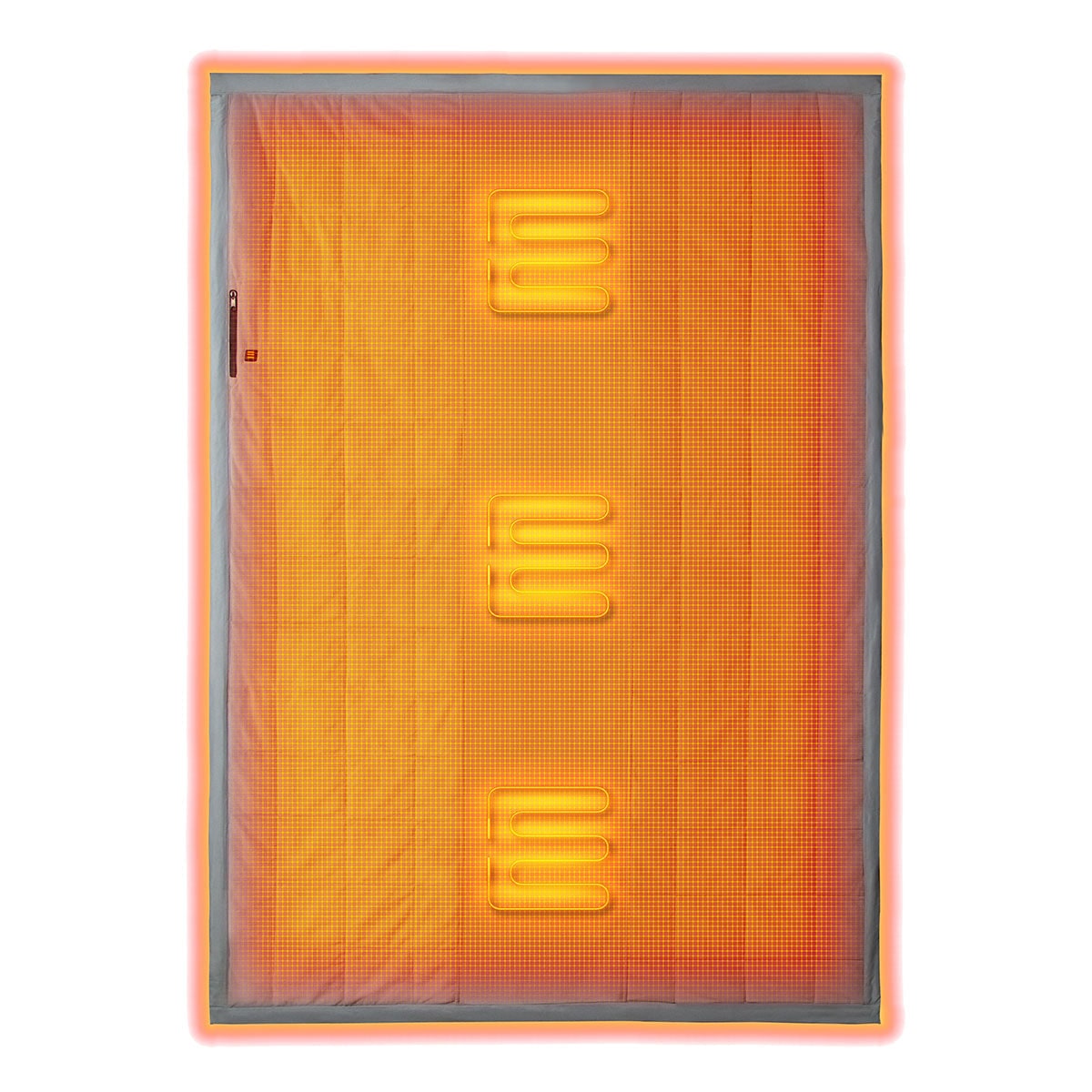 Heated Blanket Battery Operated Electric Throw with Quilted Fleece and Three Heat Zones - Image 5