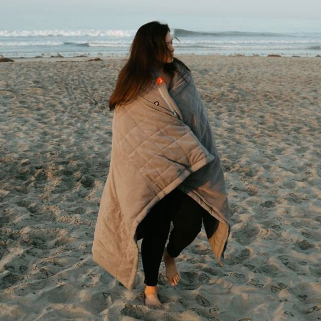 Heated Blanket Battery Operated Electric Throw with Quilted Fleece and Three Heat Zones - Image 8