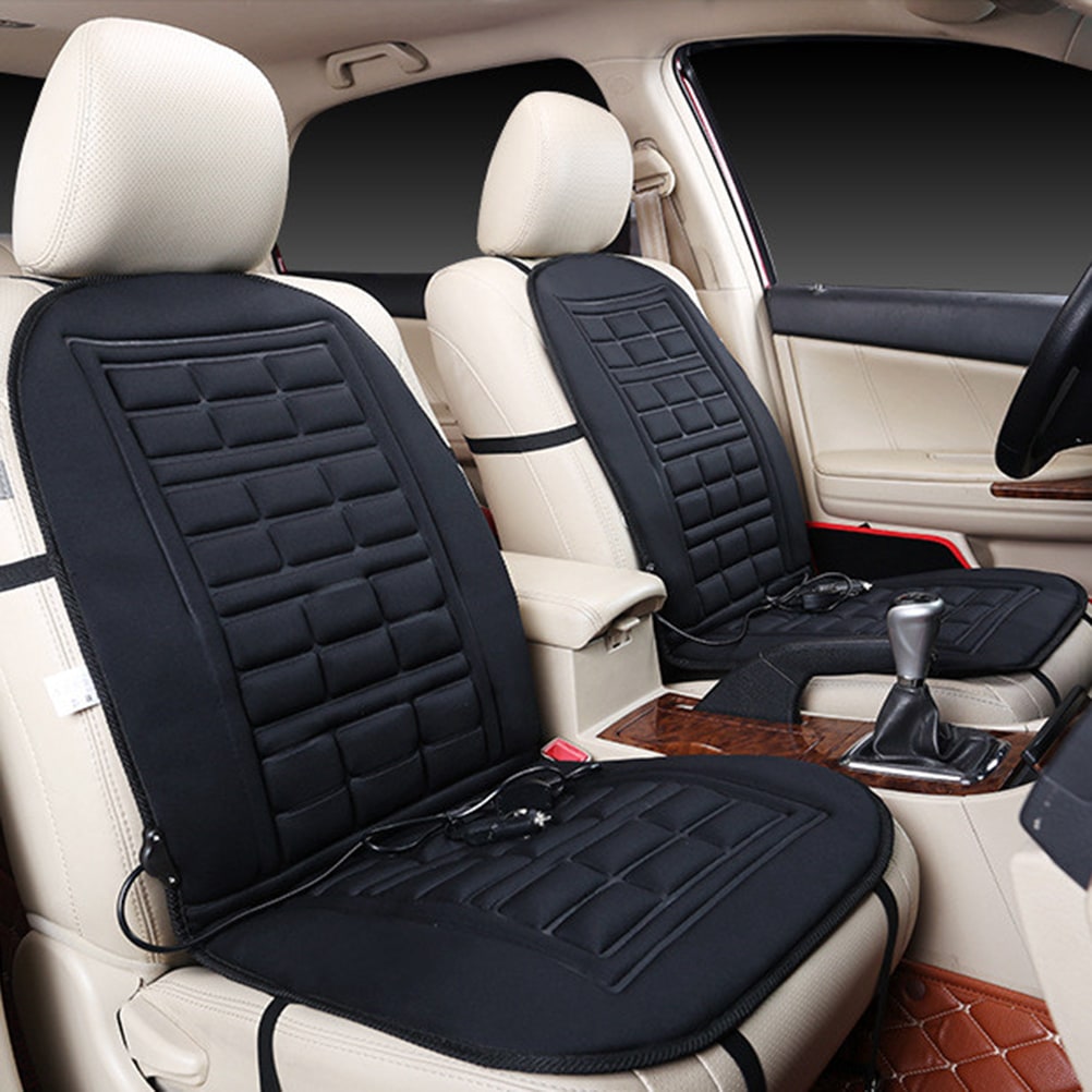 Heated Car Seat Cover and Cushion with 12v Plug and Adjustable Temperature Control Heater - Image 2