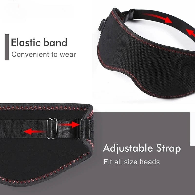 Heated Eye Mask for Sleep with Under Light Blocking Pad and Adjustable Strap Heatable - Image 5