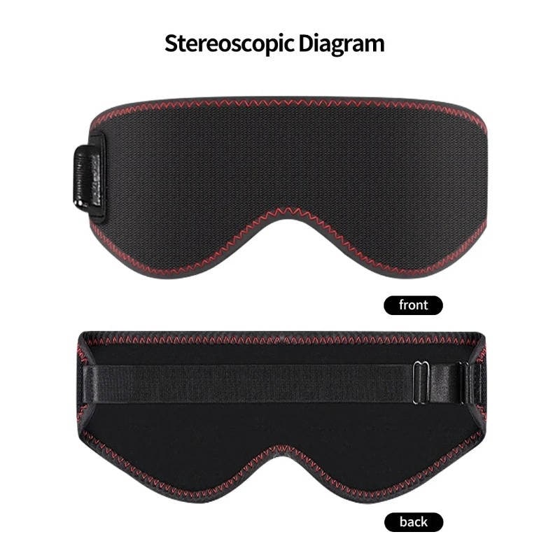 Heated Eye Mask for Sleep with Under Light Blocking Pad and Adjustable Strap Heatable - Image 6