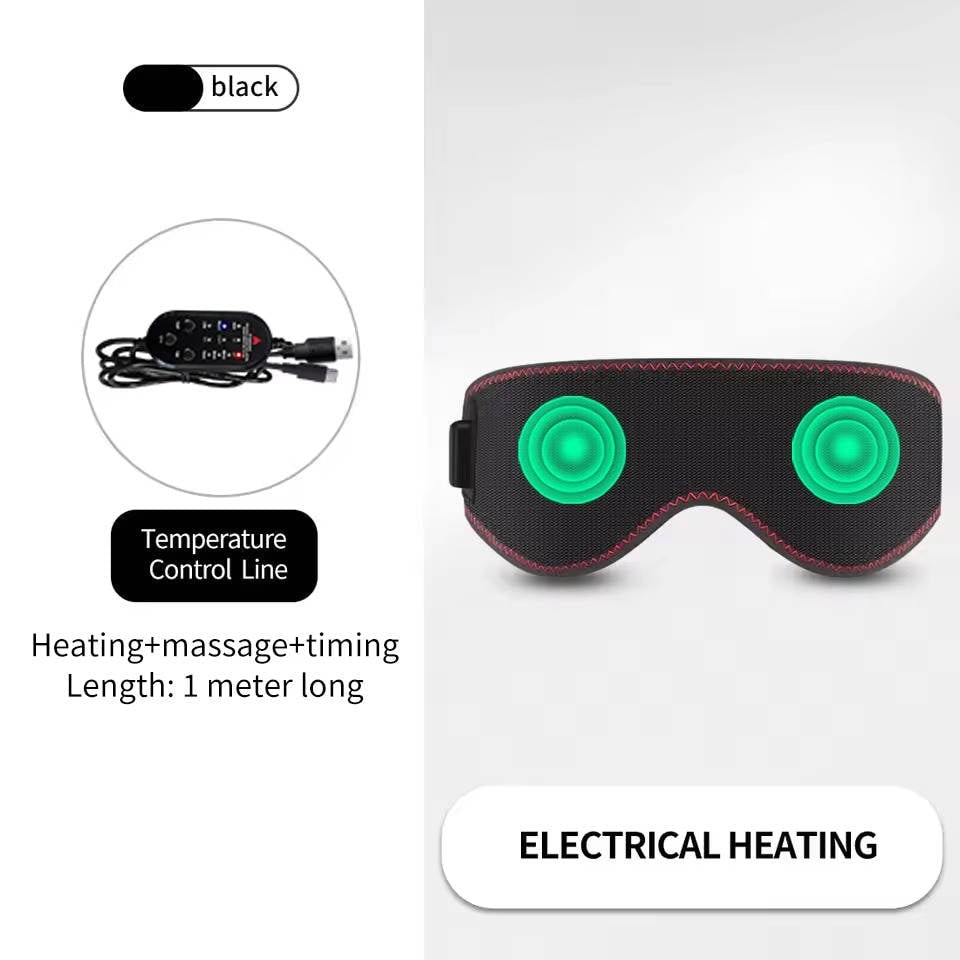 Heated Eye Mask for Sleep with Under Light Blocking Pad and Adjustable Strap Heatable - Image 8